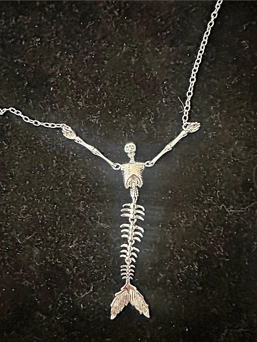 Vivienne Westwood Mermaid Skeleton Long Necklace
